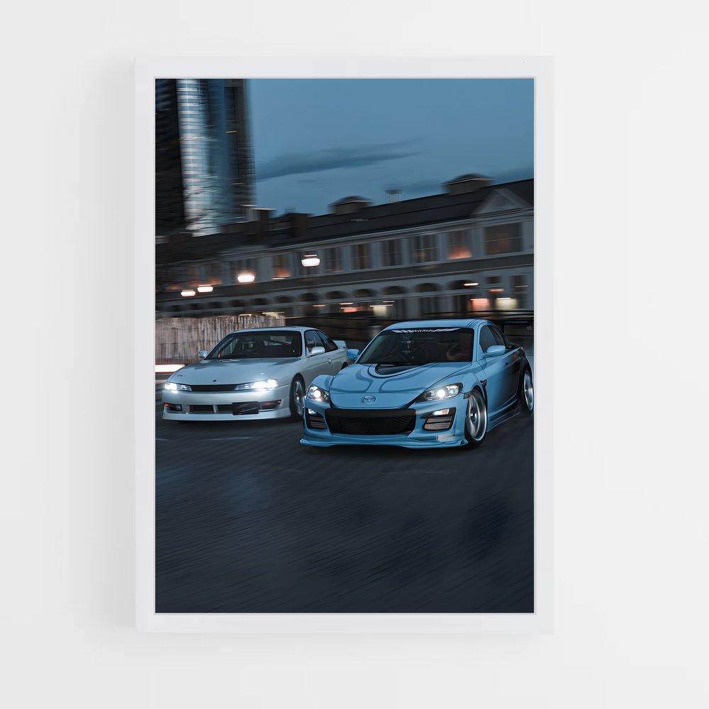Poster spirit étoiles – affiche Mazda (vue 3)